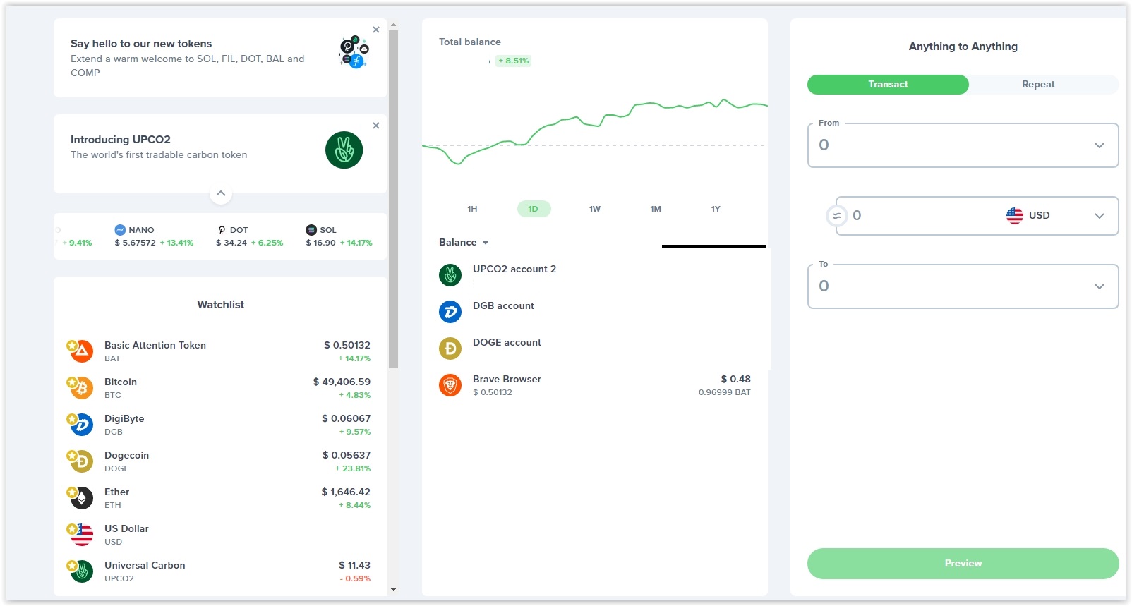 is uphold a crypto wallet