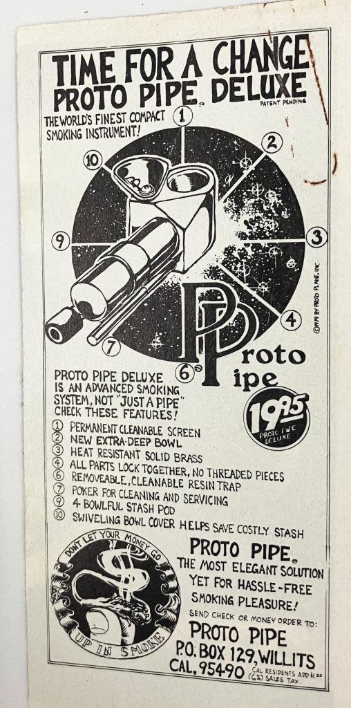 [IMAGE – Representative Proto Pipe advertisement]