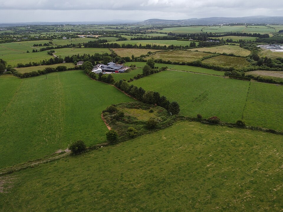 A fairy fort near Carrigcleena, County Cork, Ireland. Photograph: Tim Sheerman-Chase, Wikimedia Commons, CC BY 2.0.